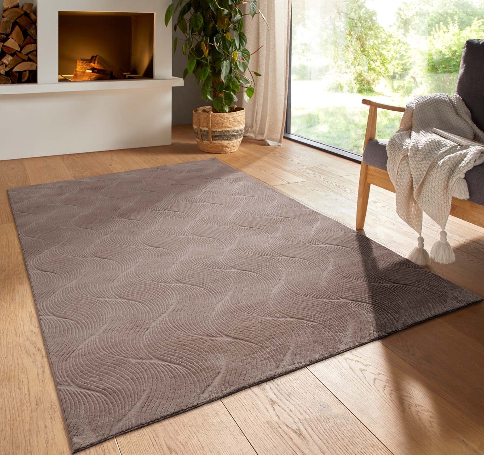 TaraCarpet Teppich TaraCarpet Homestyle 392 Shell, günstig online kaufen