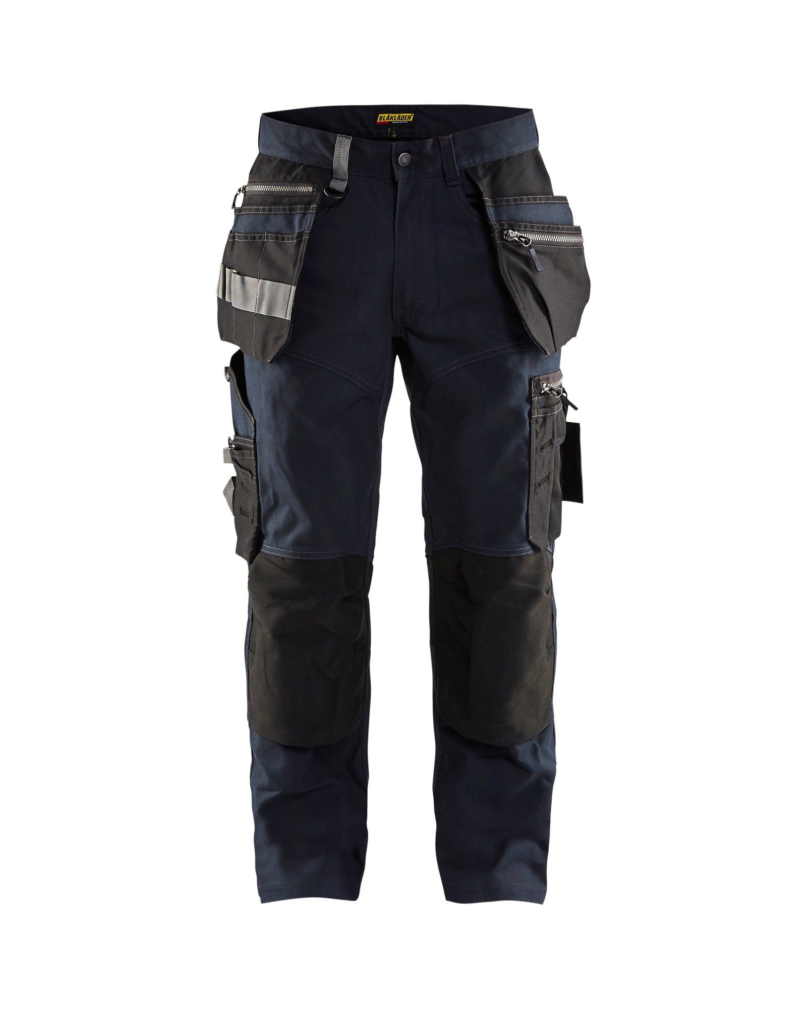 Stretch Arbeitsbundhose (1-tlg) marineblau/schwarz Handwerker mit dunkel BLÅKLADER Arbeitshose