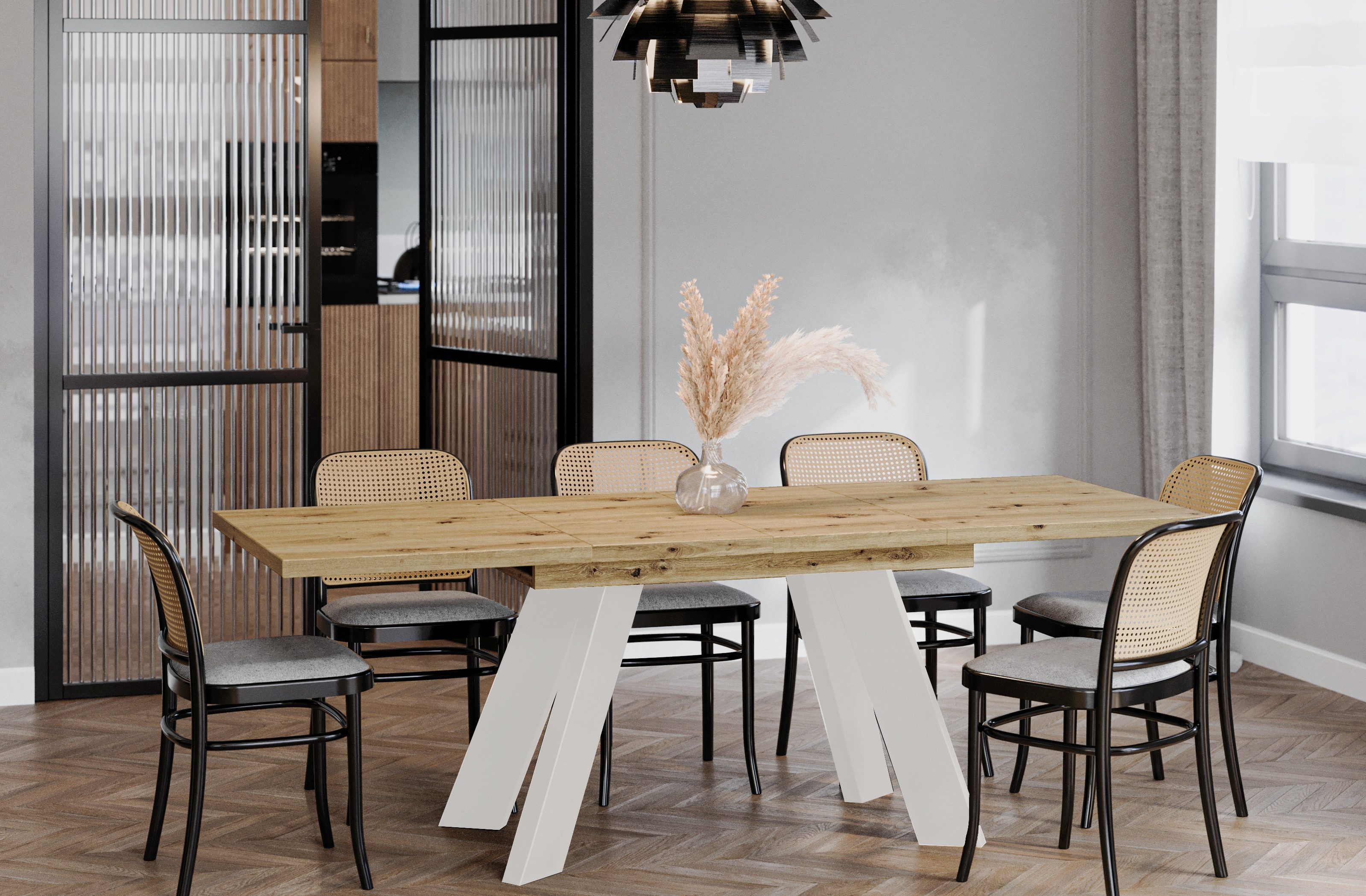 Endo-Moebel Esstisch "Coso" 130-210cm ausziehbar, erweiterbar, günstig online kaufen