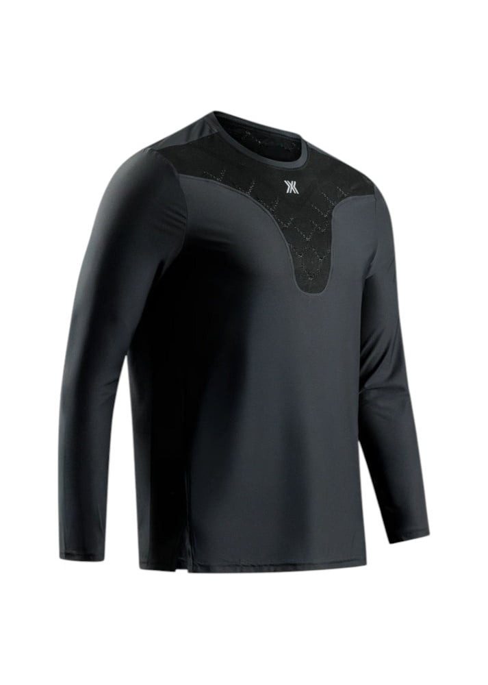 Langarmshirt Corefusion Run Shirt LS (ultraleicht, temperaturregulierung) schwarz