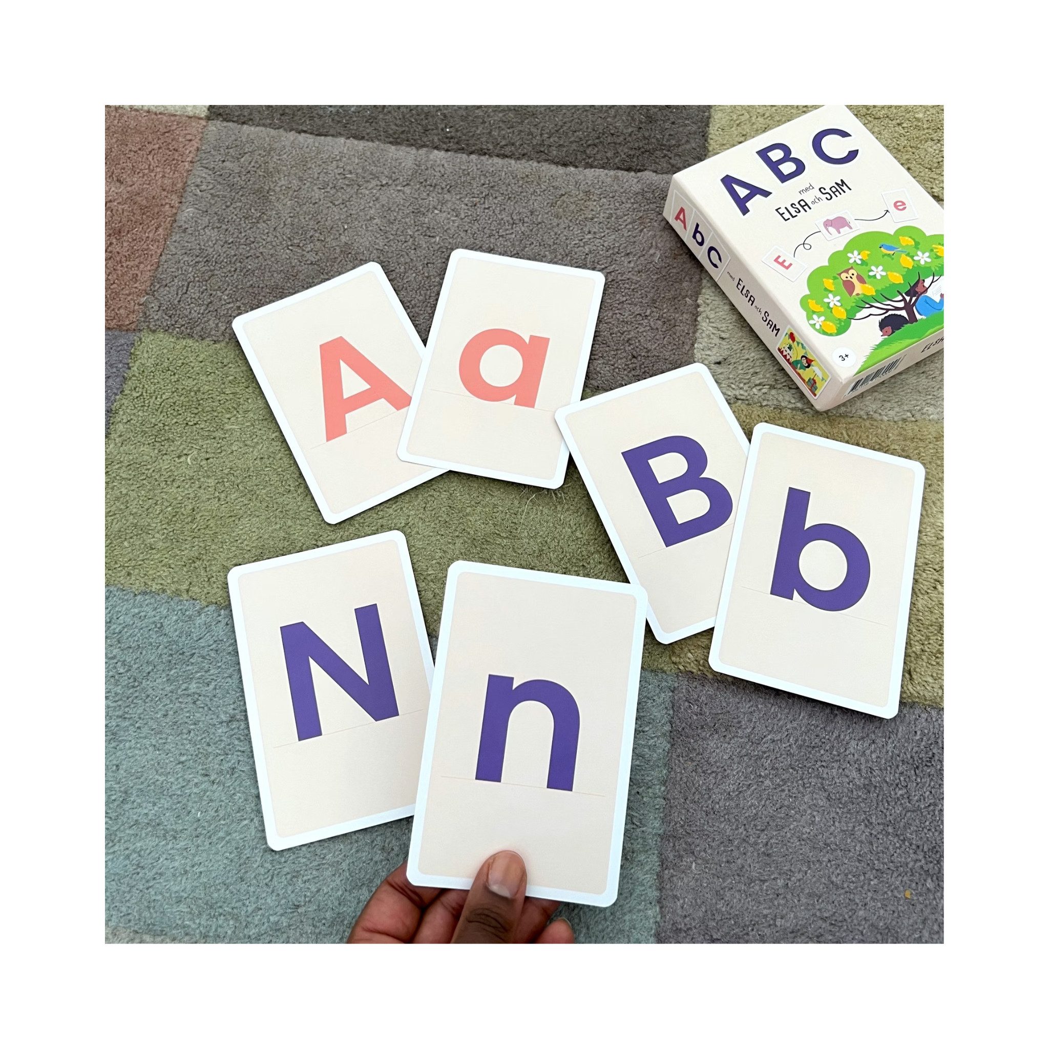 ELSA och SAM Spiel ABC-Lernspiel für Kinder – Buchstaben & Wörter spielerisch entdecken, ABC-Lernspiel, Kinderspiel, Vorschulkinderspiel, Memory, Made in Germany, CE-Zertifizierung