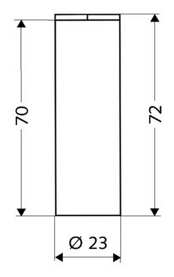 Thumbnail - Schell Eckventil, Designblende Baulänge 70 mm 3/8 IG