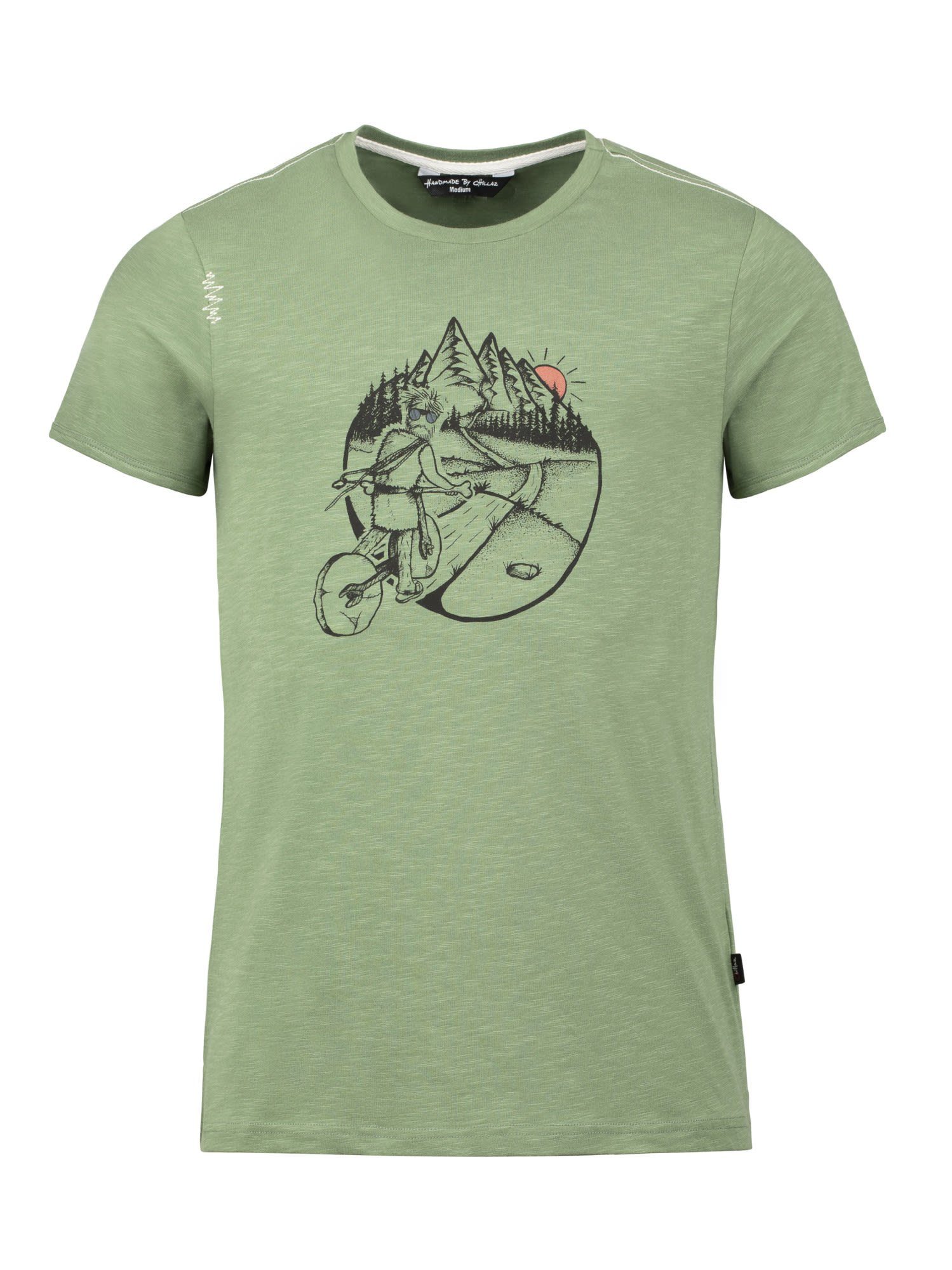 M Chillaz Chillaz Velo Green T-shirt Mons Light Homo T-Shirt Herren