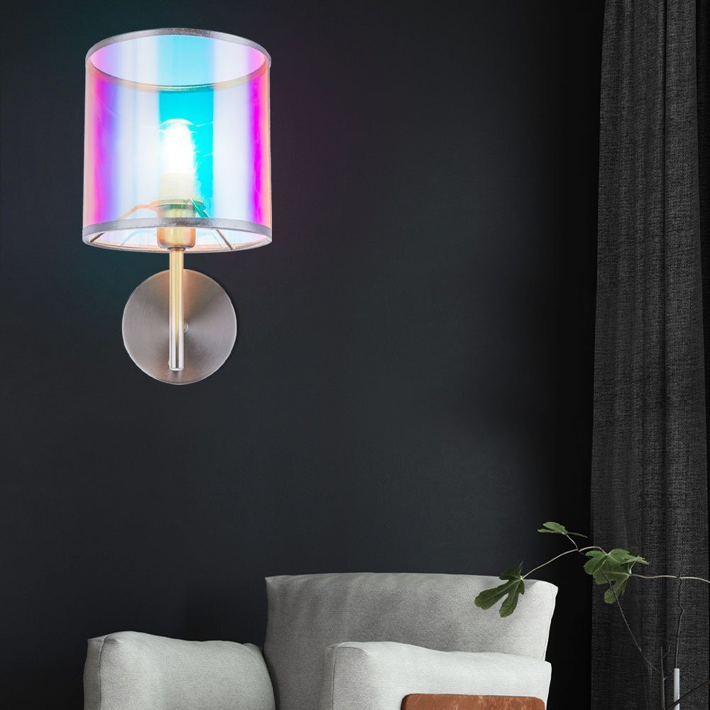 etc-shop Wandleuchte, Flurleuchte Wandleuchte Schalter, inklusive, Metall Wandlampe Leuchtmittel nicht Wohnzimmerlampe