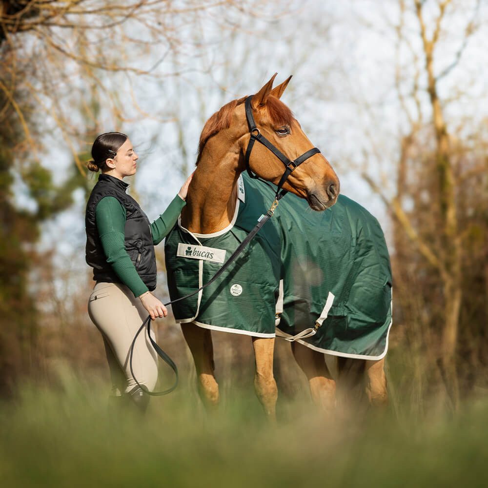 Bucas Pferde-Thermodecke Bucas Green-Line Turnout 300g