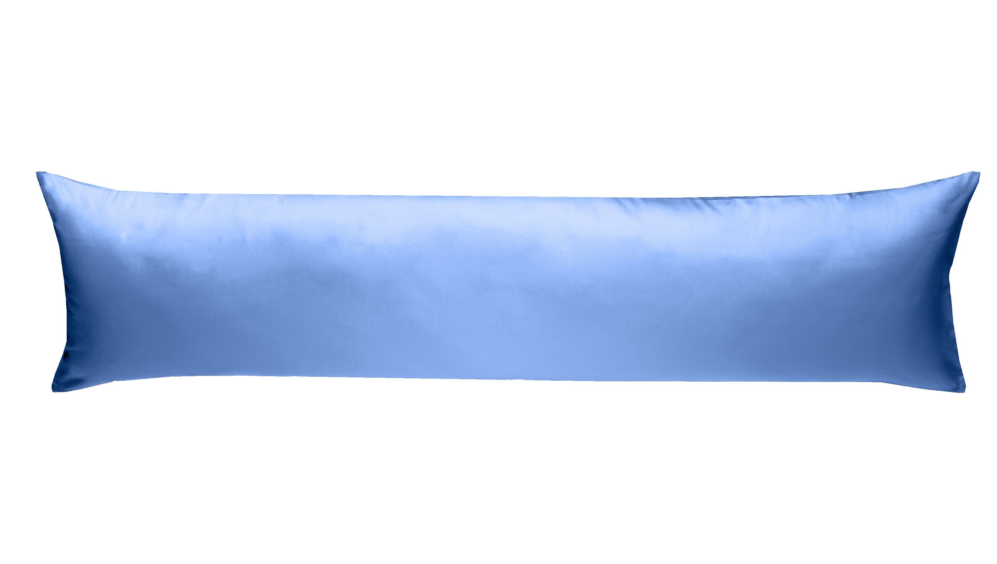 BETTWAESCHE-MIT-STIL Seitenschläferkissenbezug Mako Satin Seitenschläferkissen Bezug 40x145 cm & 40x200 cm einfarbig, (1 Stück)