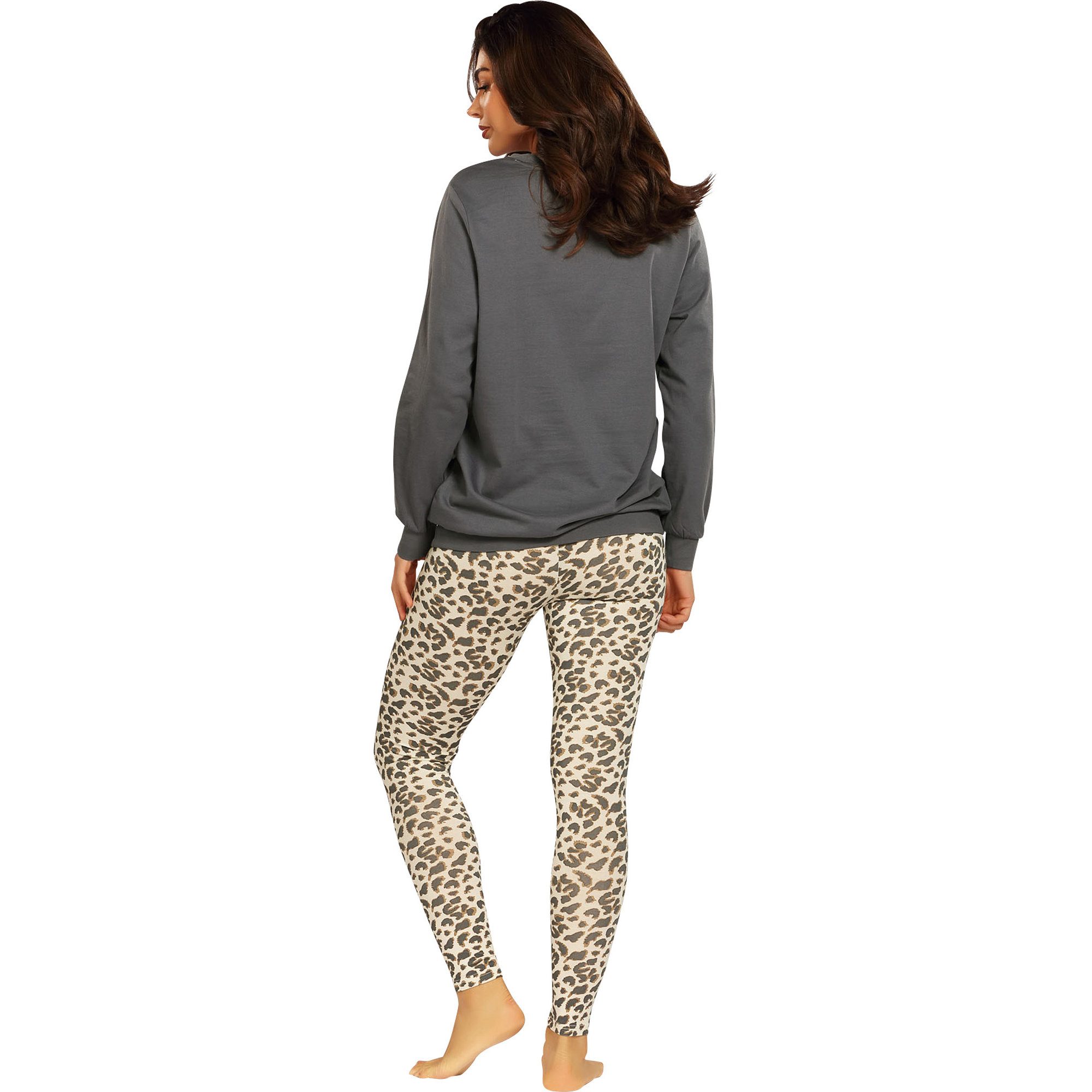 comtessa Pyjama Damen-Schlafanzug gemustert: Leggings günstig online kaufen