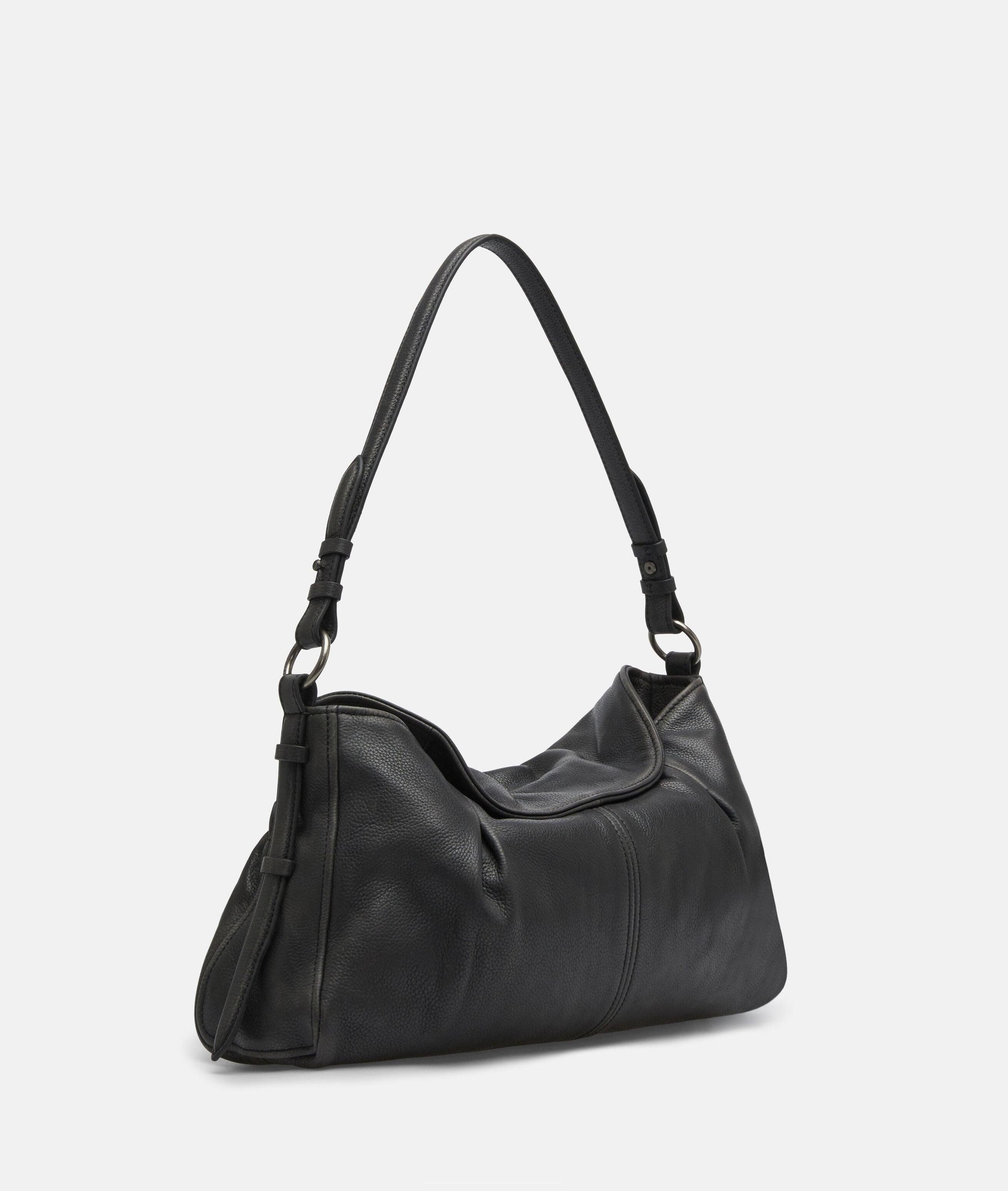 Liebeskind Berlin Schultertasche Elya Schultertasche M, Geräumige Schultertasche mit Vintage-Effekt