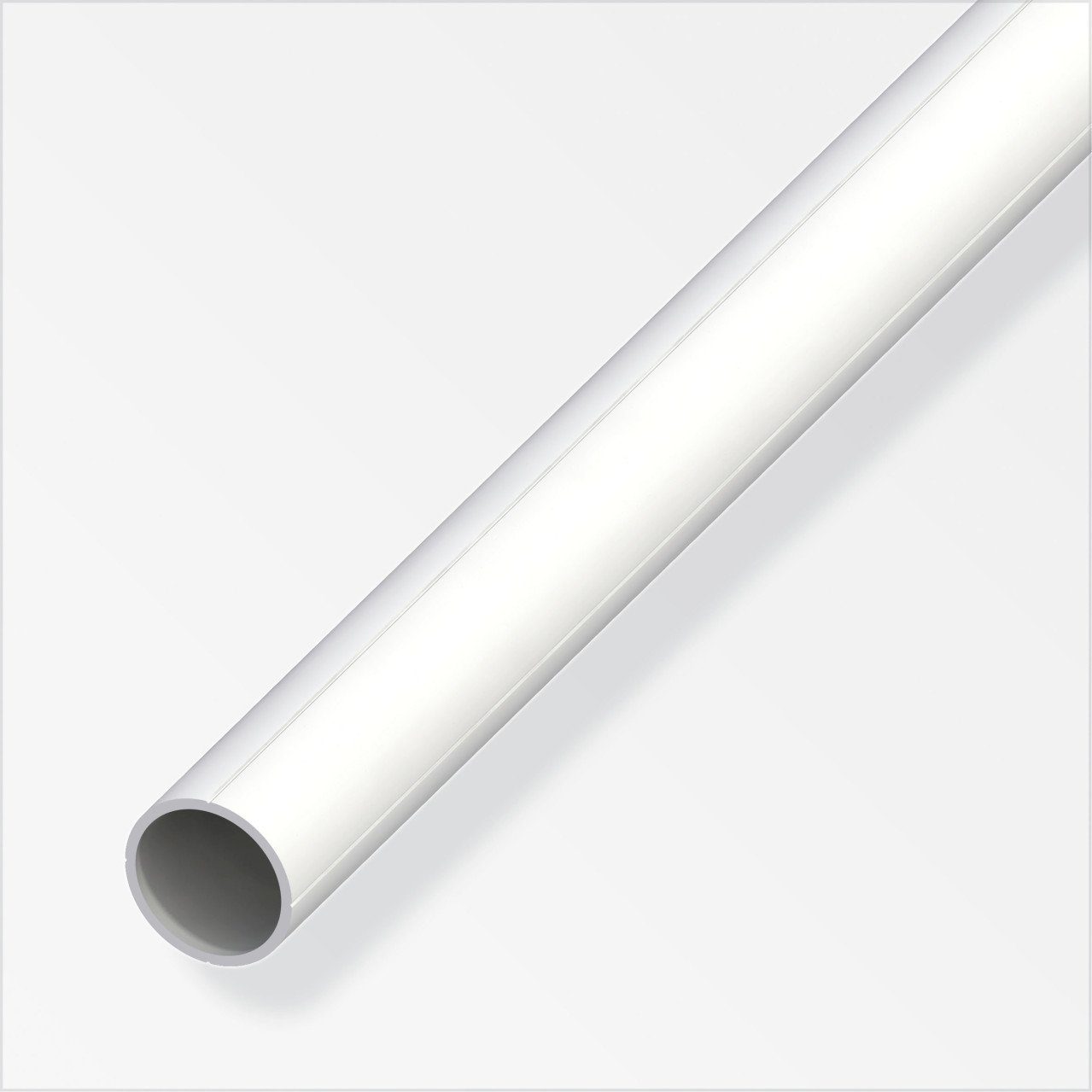 Verbundrohr alfer Rundrohr PVC glatt weiß