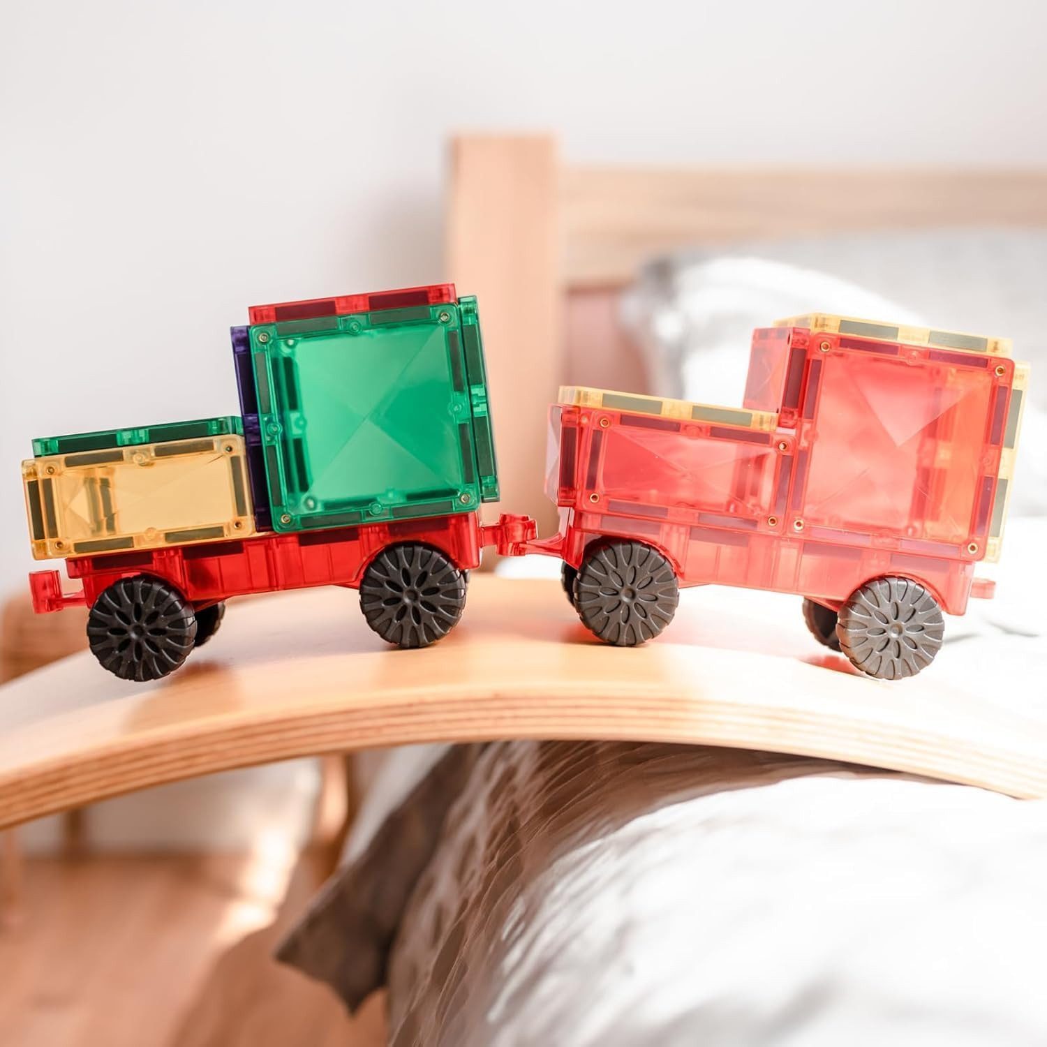 Connetix CONNETIX Magnetbausteine Regenbogen 24 Stück Konstruktions-Spielset – Bild 5 von 5