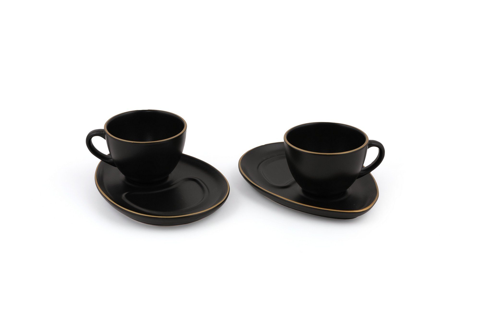 KRM1494, Hermia Tasse Keramik 100% Schwarz, Concept Kaffeetassen,