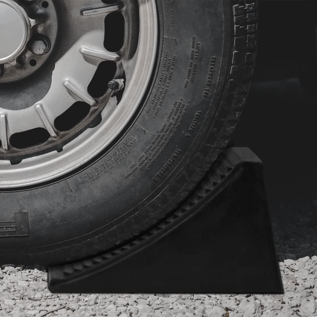 vidaXL Nivellierkeil, Unterlegkeile 4 Stk. 16x9x9 cm Gummi