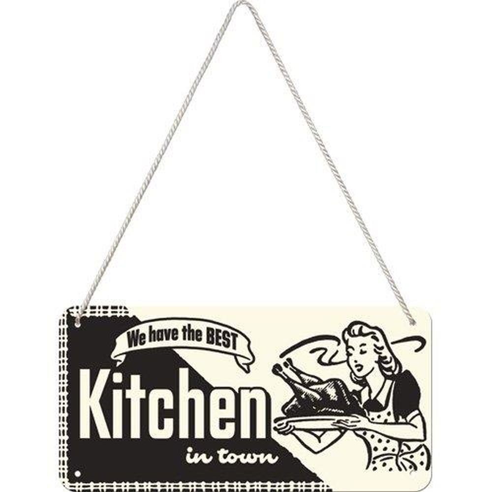 Metallschild Hängeschild - Home & Country - Best Kitchen