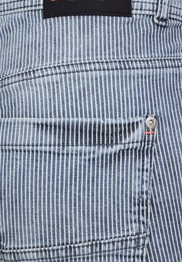 Cecil Slim-fit-Jeans im Used Look