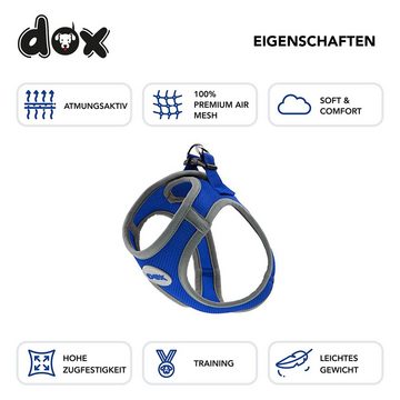 DDOXX Hunde-Geschirr Air Mesh Step-In Brustgeschirr für Hunde, Katzen, Welpen, Mesh, Maschinenwäsche