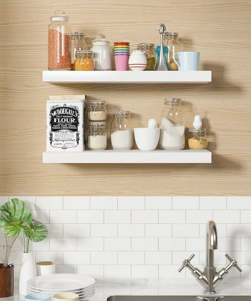 Homfa Wandregal Homfa Wandregal-Set - stilvolle Aufbewahrungsoptionen mit W günstig online kaufen