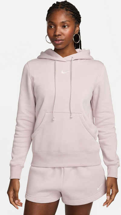 Nike Kapuzensweatshirt W NSW PHNX FLC STD PO HOODIE PLATINUM VIOLET/SAIL