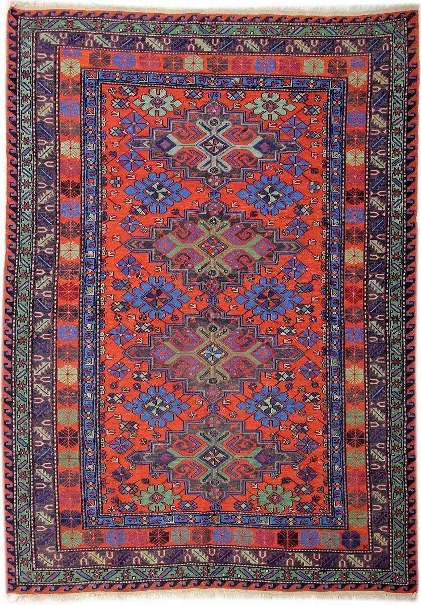 Orientteppich Kelim Russland 191x265 Handgeknüpfter Orientteppich, Nain Trading, rechteckig, Höhe: 5 mm