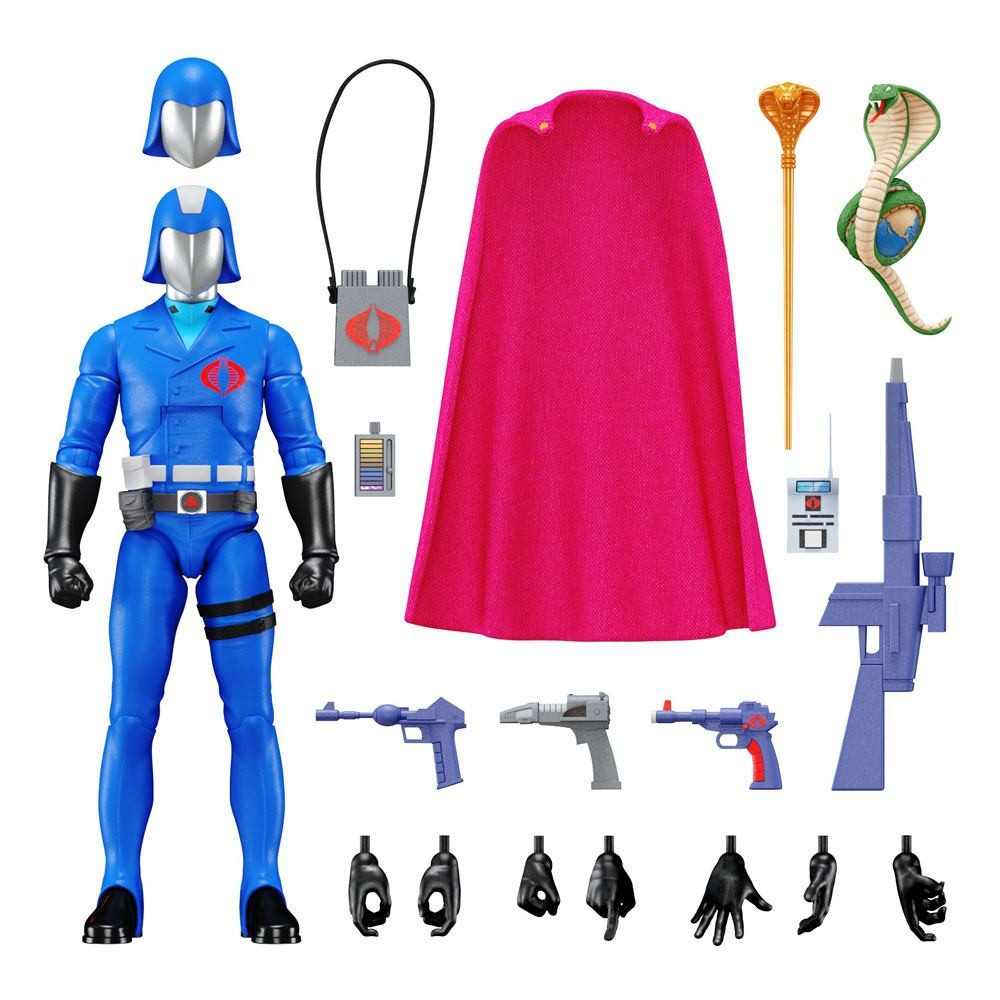 Super7 Actionfigur G.I. Joe Ultimates Actionfigur Cobra Commander 18 cm