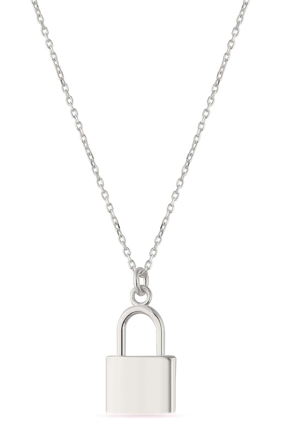 Einzelstück Charm-Kette Halskette mit Schloss 925 günstig online kaufen