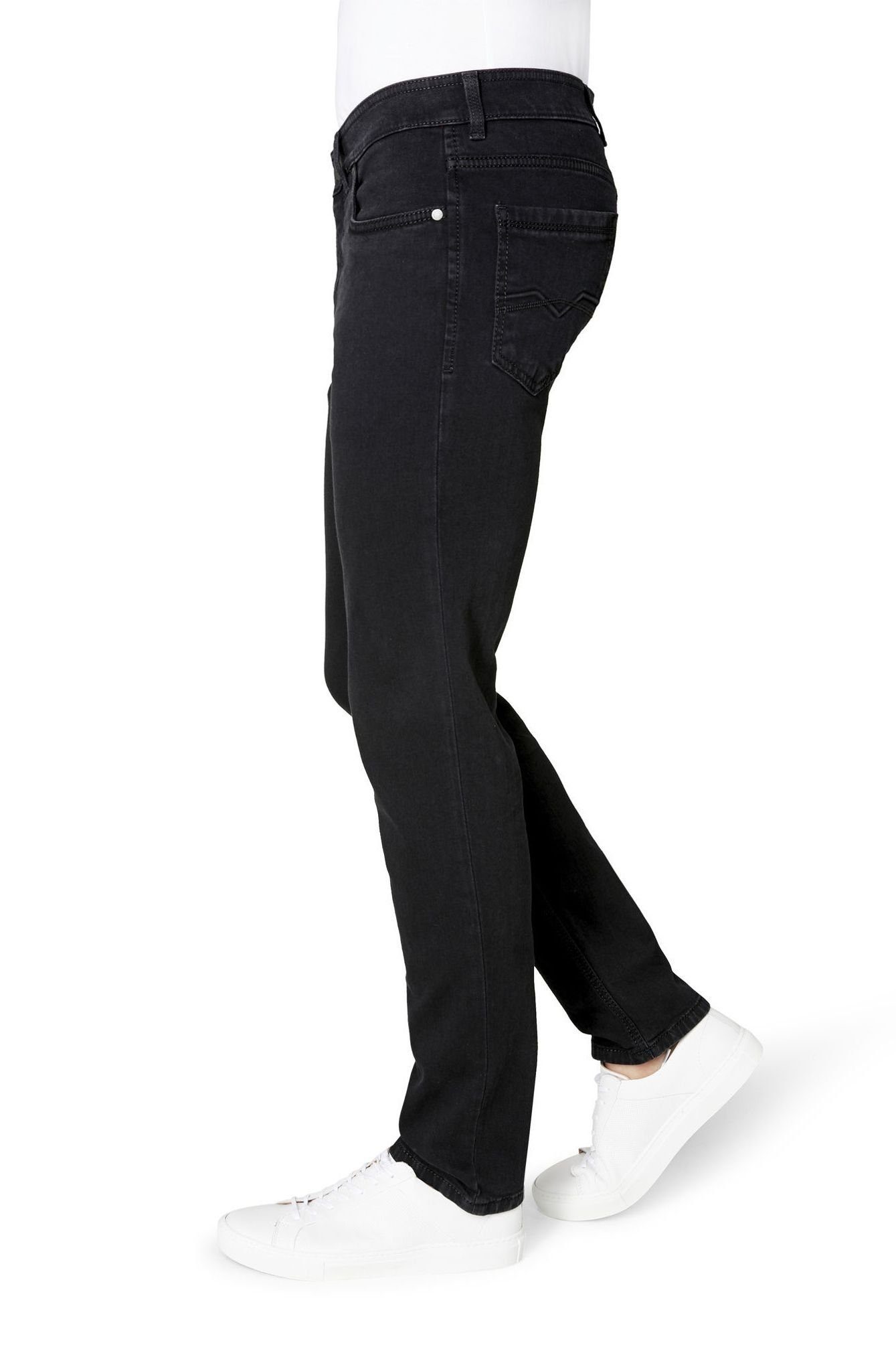 Atelier 5-Pocket-Jeans GARDEUR black Batu-2 Superflex Denim faded