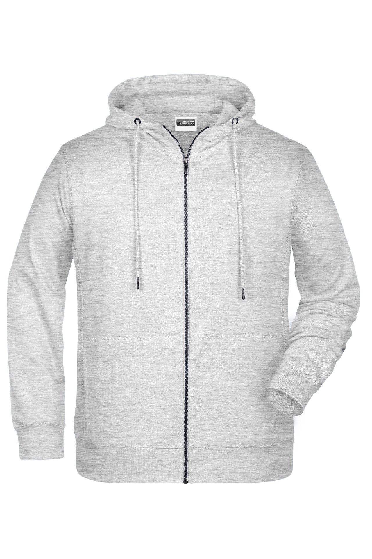 James & Nicholson Kapuzensweatjacke Sportliche Herren Sweatjacke aus Bio-Baumwolle 8026 Hochwertige French-Terry Qualität