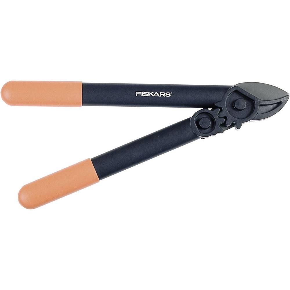 Fiskars Astschere PowerGear Amboss-Getriebeastschere, 40 cm 1000581, Antihaftbeschichtet