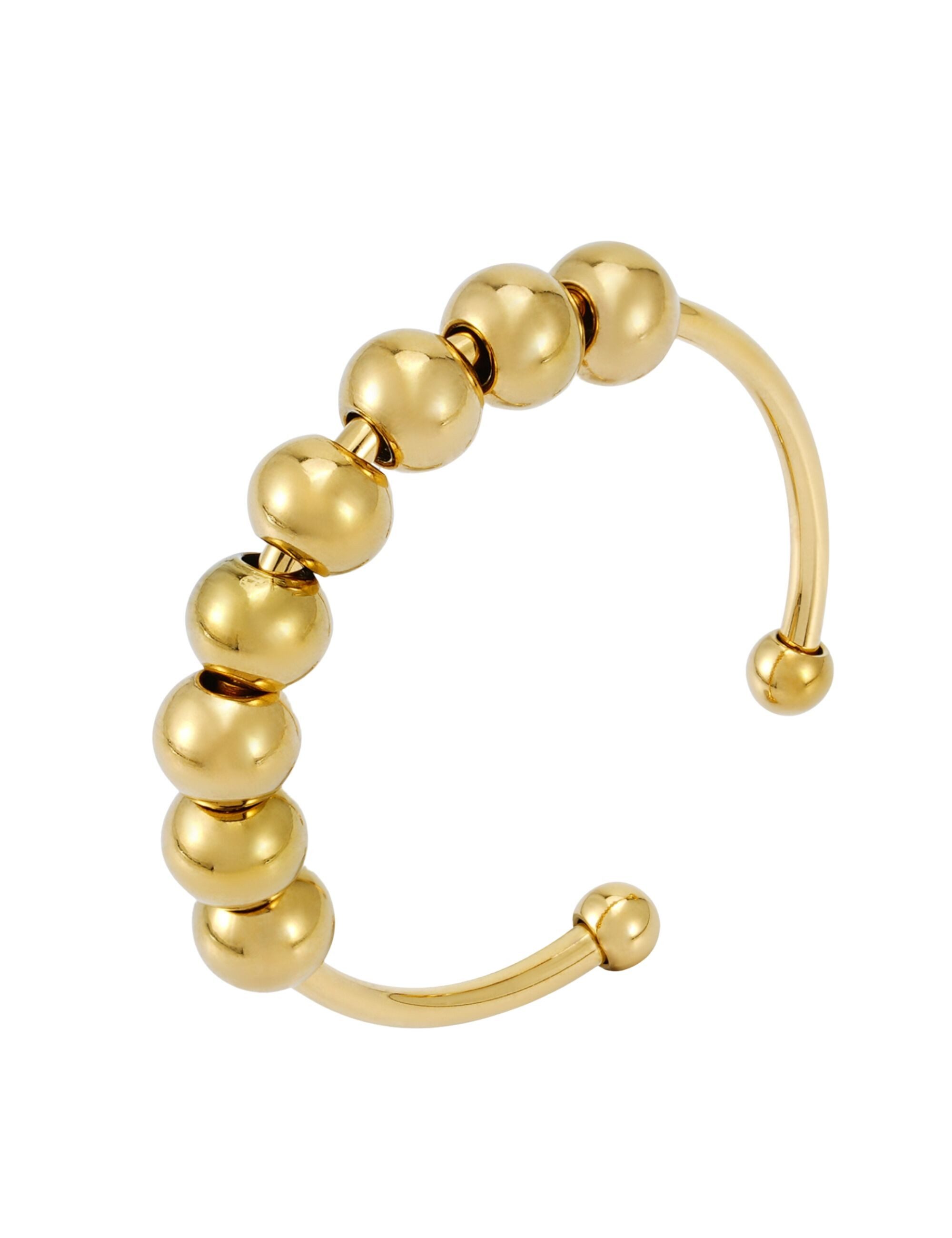 GOOD.designs Perlenring Anxiety, Anxiety Ring mit beweglichen Perlen