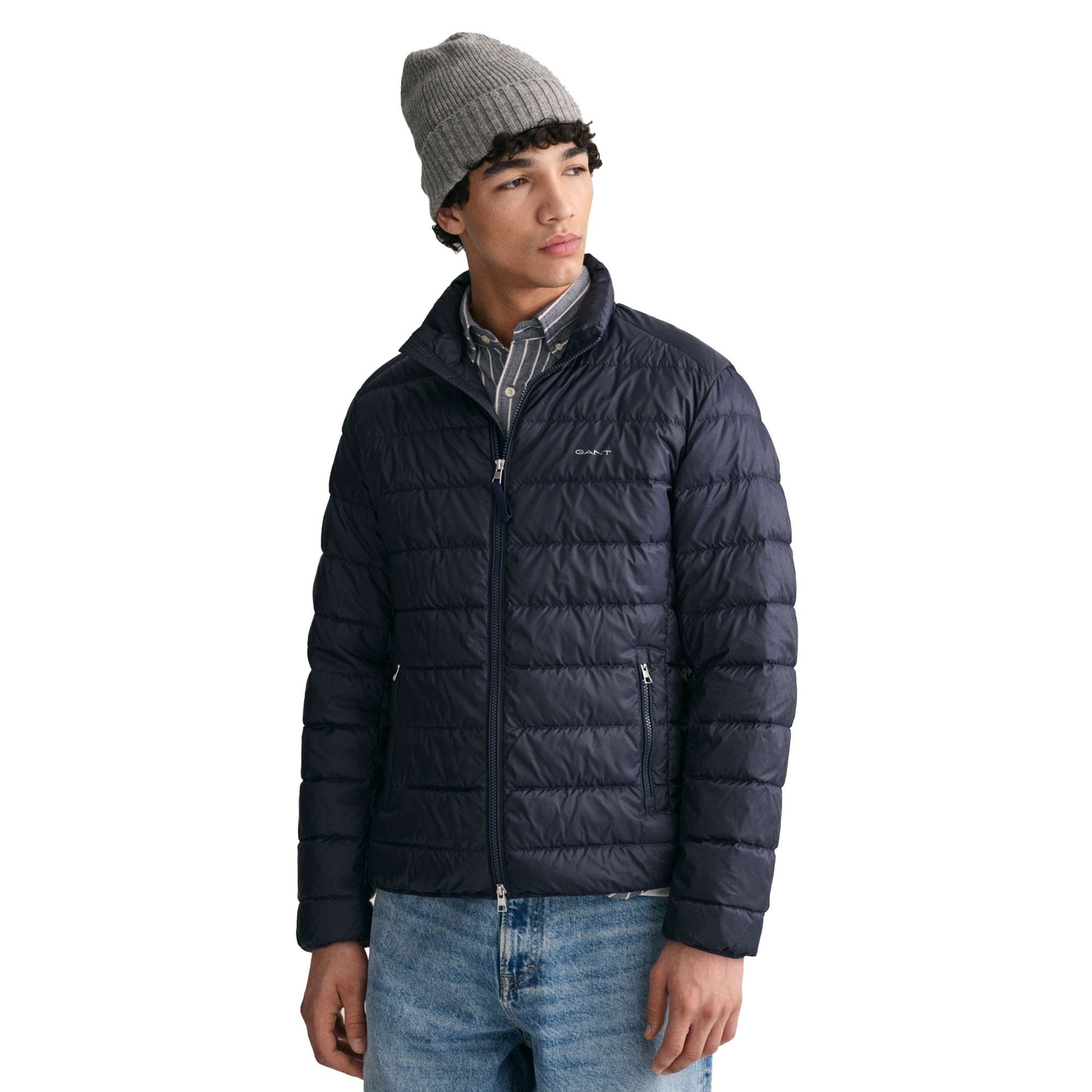 Gant Steppjacke Herren Steppjacke Polyester LIGHT DOWN JACKET