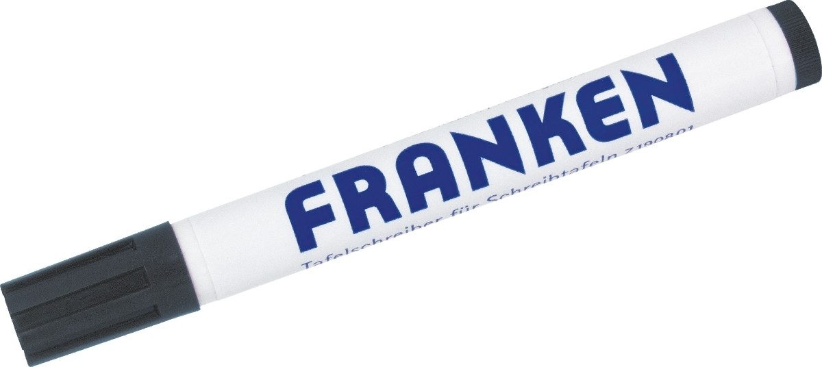 FRANKEN Whiteboard Marker Tafelschreiber nachfüllbar 2-6mm schwarz 1 Stück