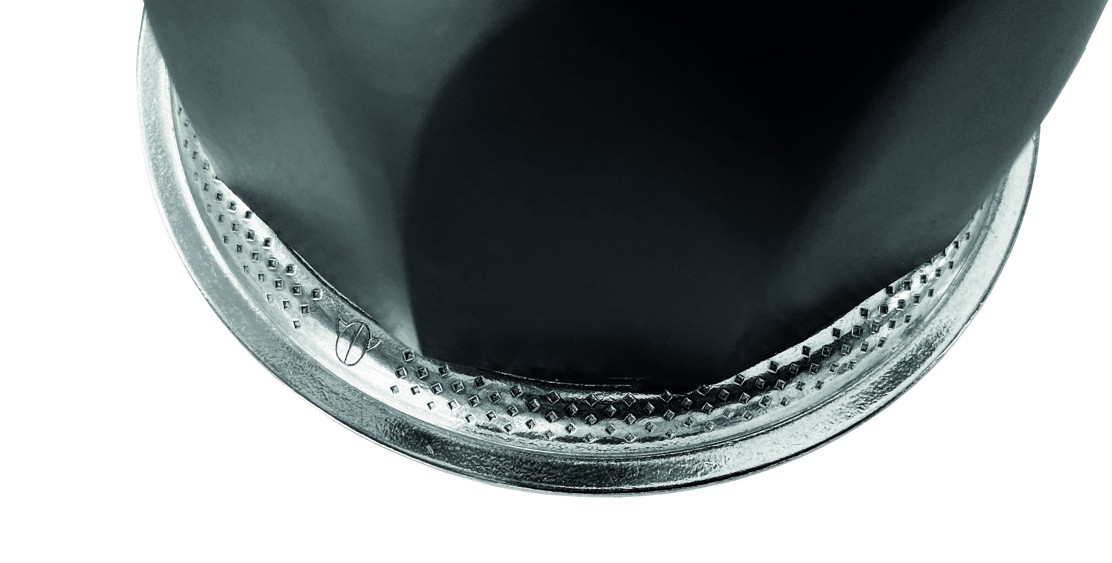Catania monkano Induktion Espressokocher schwarz Aluminium