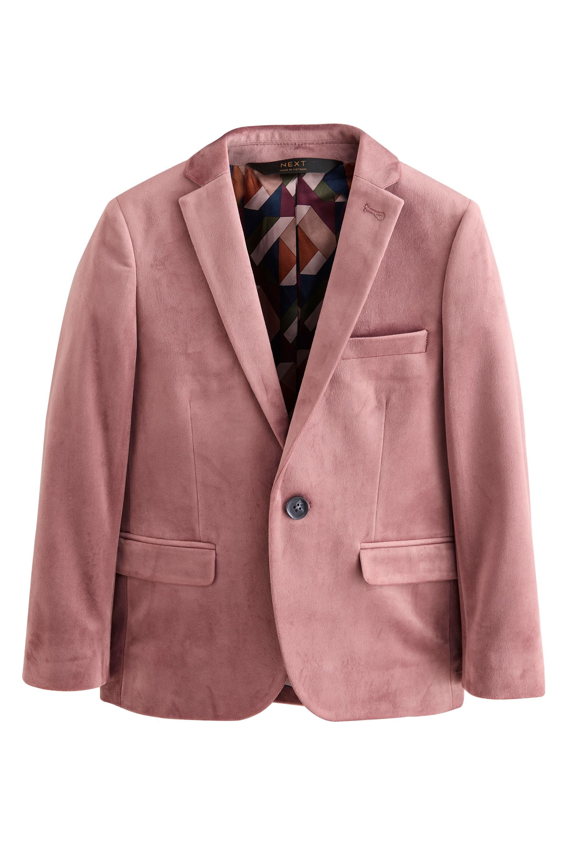 Next Традиционные Anzugsakko aus Samt (1-tlg)