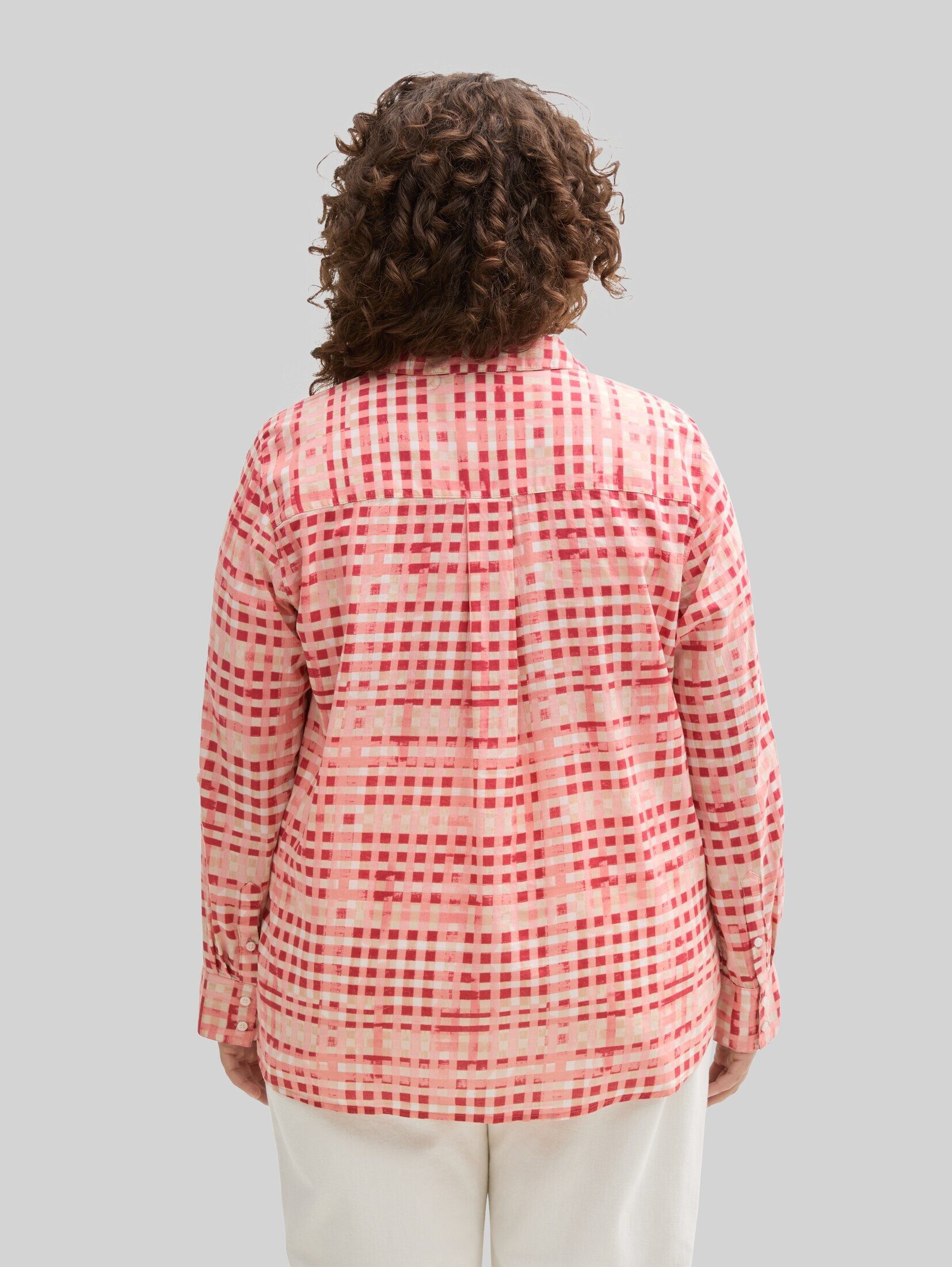 TOM TAILOR PLUS Langarmbluse Blusen & Shirts Plus Size - Bluse mit Muster