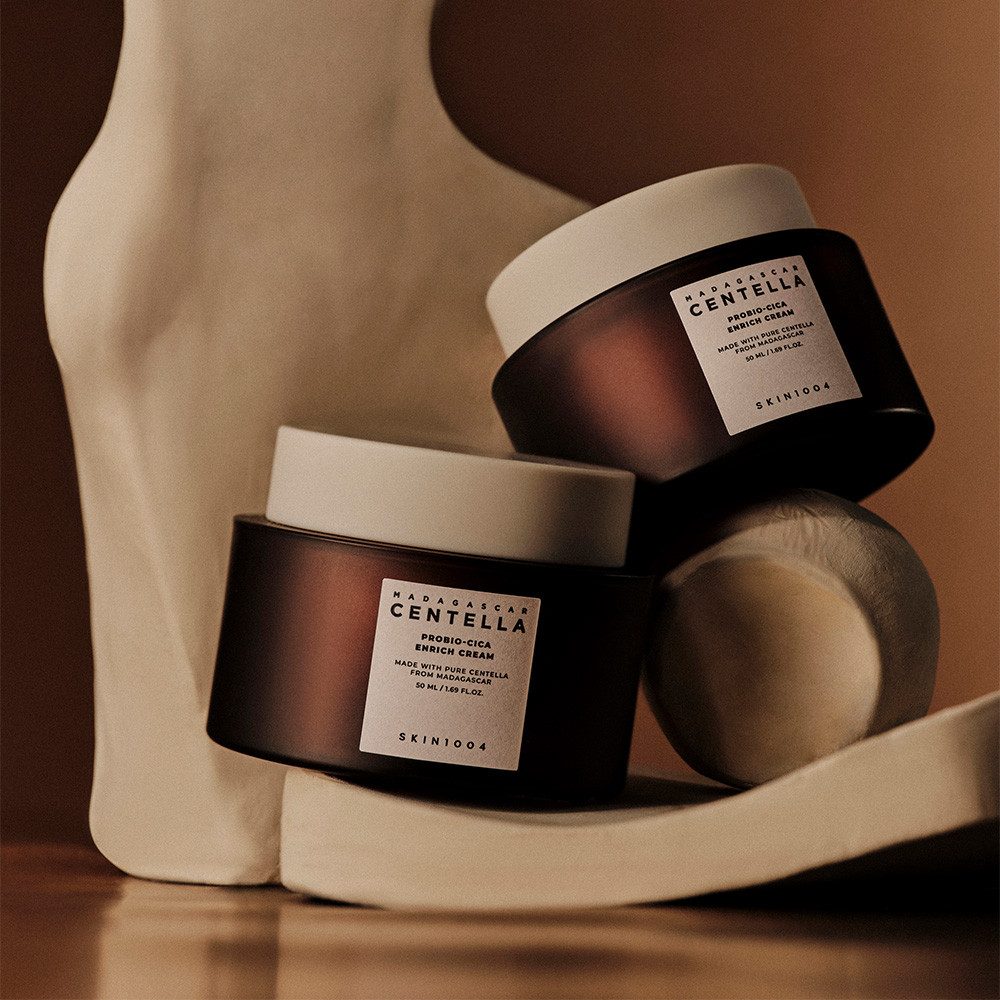 SKIN1004 Feuchtigkeitscreme MADAGASCAR CENTELLA PROBIO-CICA ENRICH CREAM, hochkonzentrierte, reichhaltige Creme