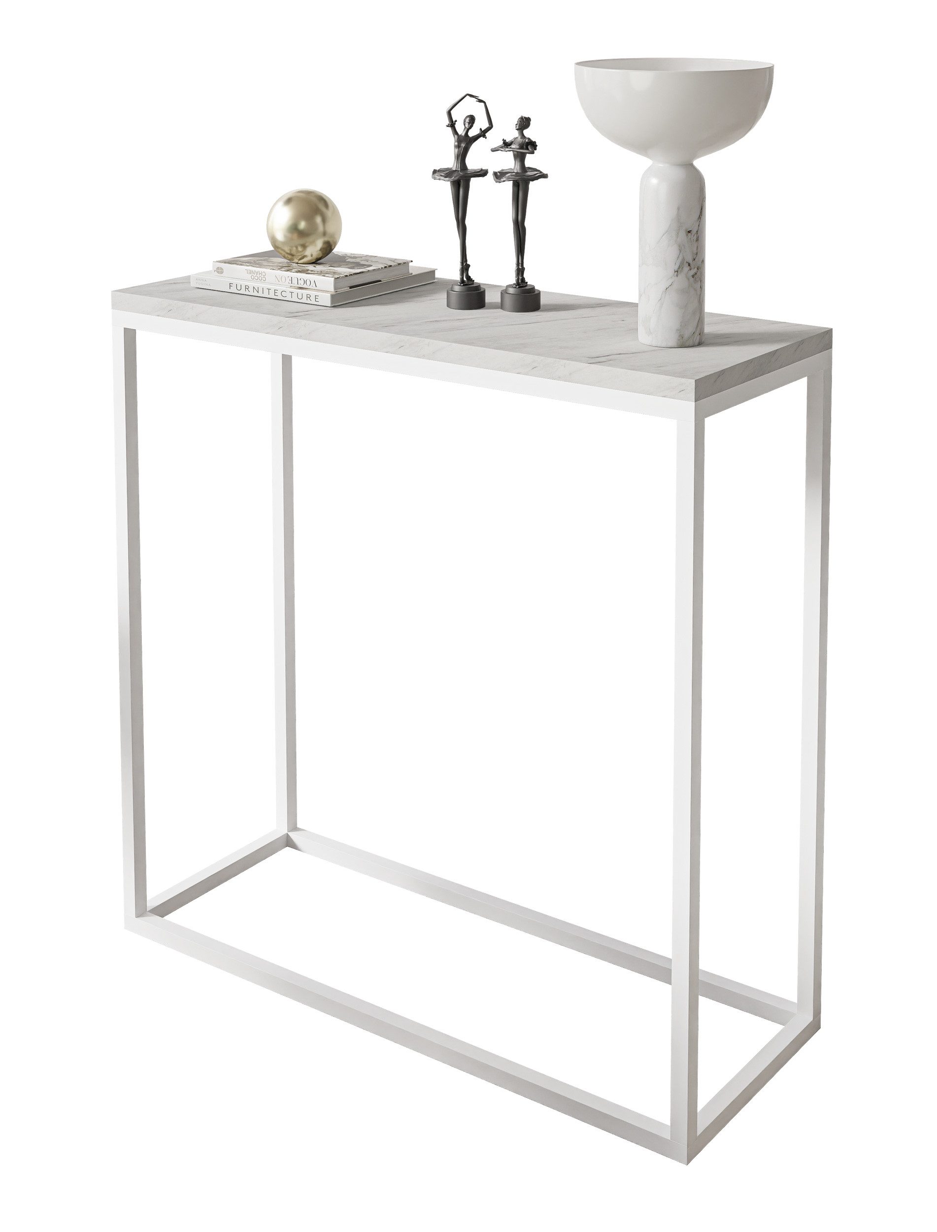 Lookway Konsolentisch MODERN LEVANTO – eleganter Tisch für Wohnzimmer und Flur (1x Konsole), Breite: 80/100 cm