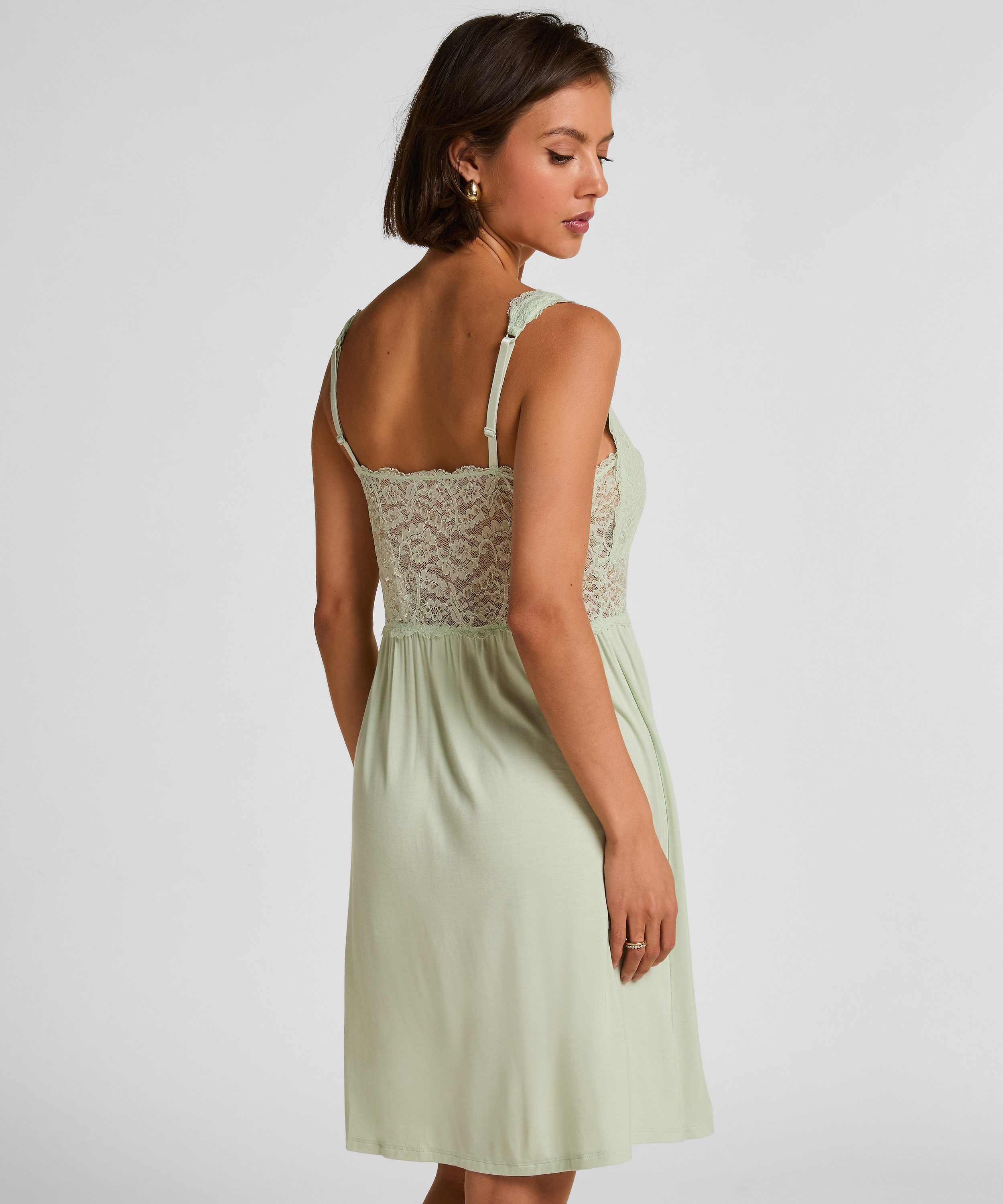 Hunkemöller Pyjama Nora Lace Slip Dress – Bild 3 von 5