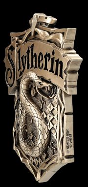 Figuren Shop GmbH Wanddekoobjekt Wandrelief Harry Potter - Slytherin Wappen - Fantasy Deko Wandbehang