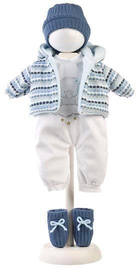Llorens Puppenkleidung Kleiderset Elefant blau, 40-42 cm günstig online kaufen