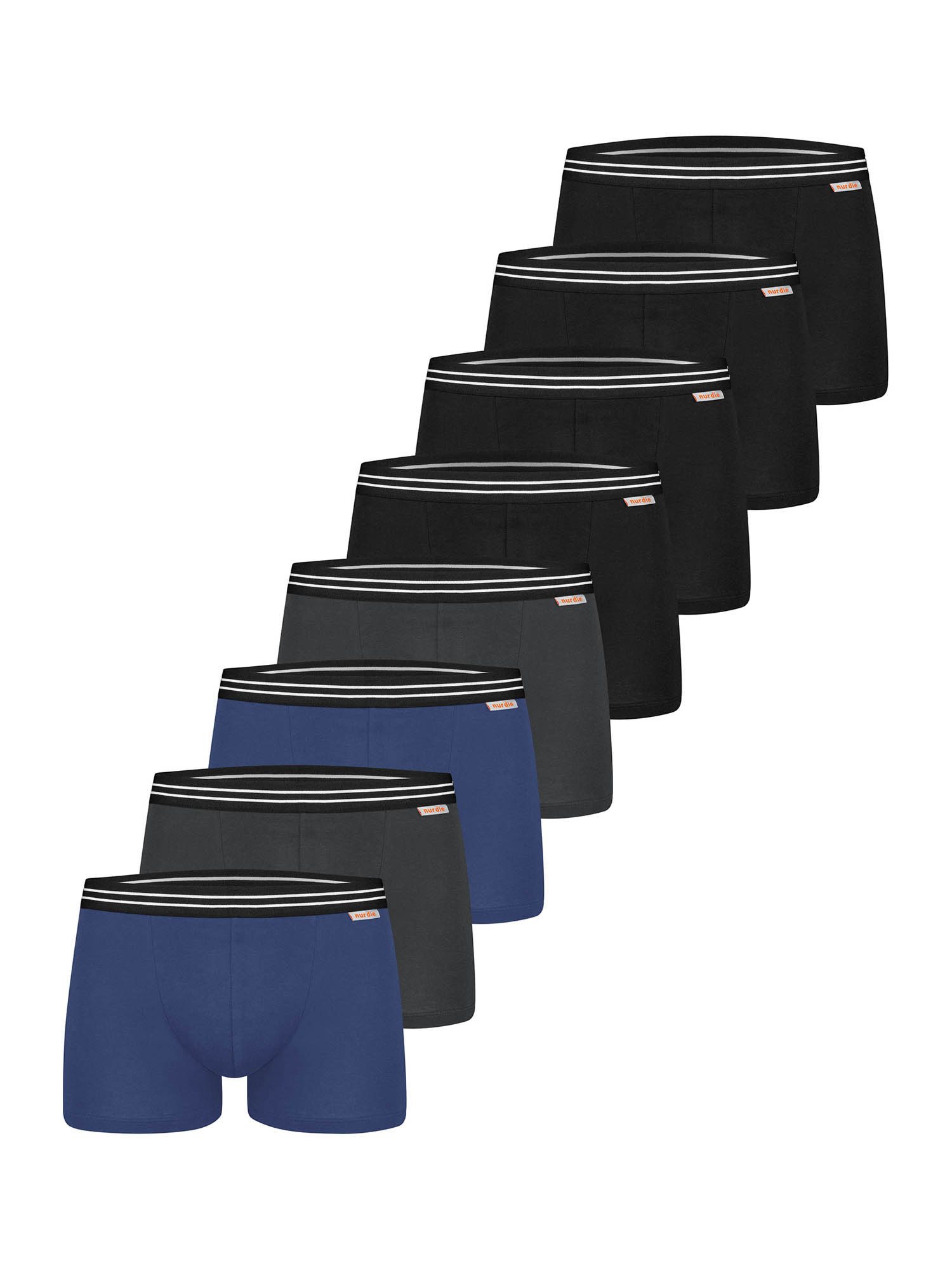 Nur Die Boxer Cotton Stretch (8-St) Boxershorts, Unterhose, Boxerbriefs