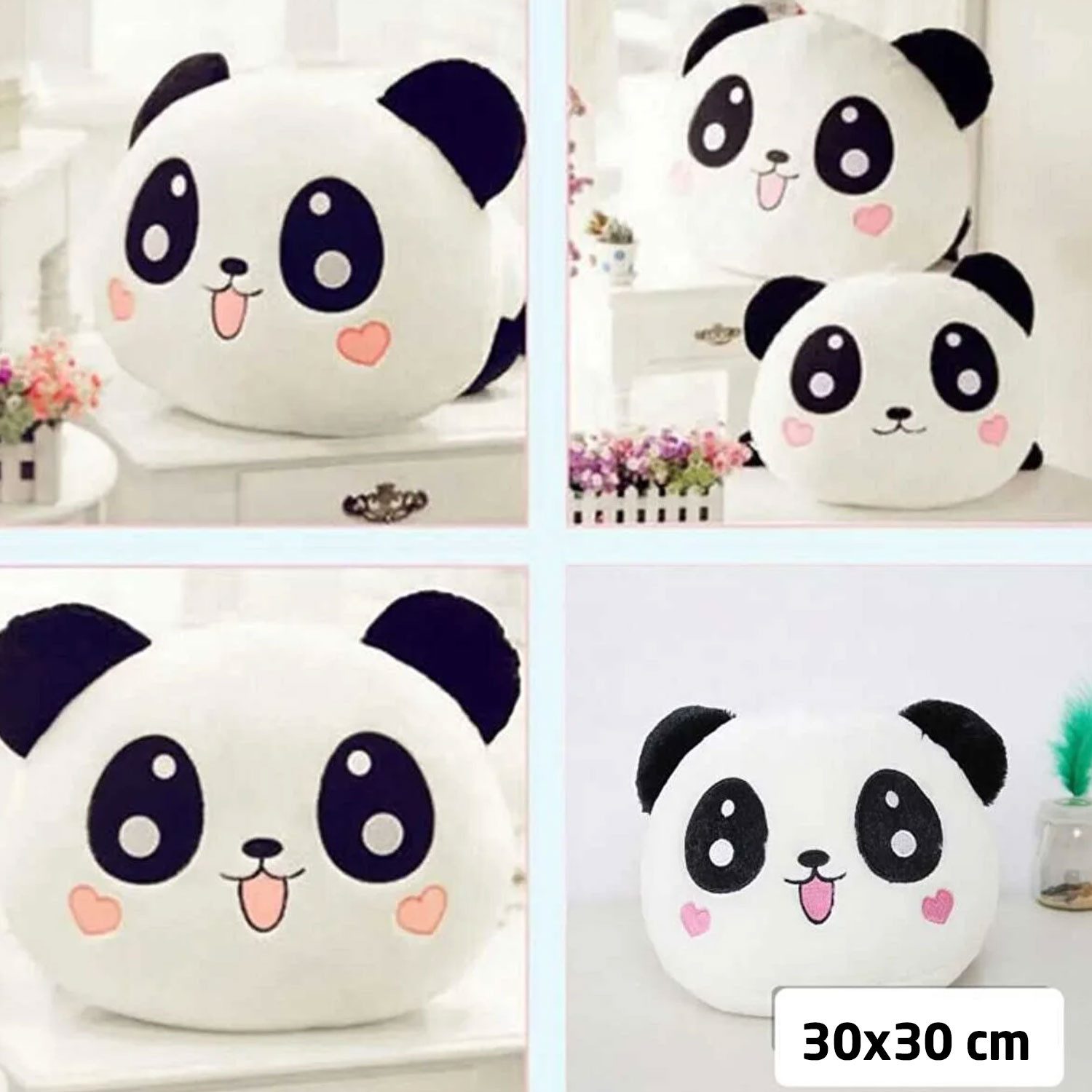 Jungengel Plüschfigur Niedliches Panda Plüschkissen 30x30 cm – Weich, Wasch günstig online kaufen