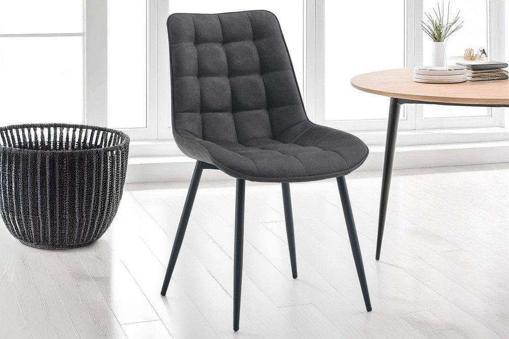 riess-ambiente Esszimmerstuhl ROADSTAR grau / schwarz günstig online kaufen