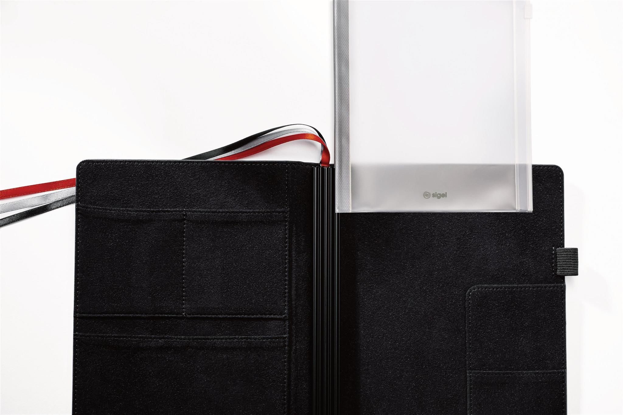 Sigel Notizbuch Sigel Zubehörtasche Conceptum flexA4 mit Zip-Verschluss Kunststoff