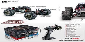 Esun RC-Auto Ferngesteuerte Autos, Bürstenloses 4WD RC Auto 50 km/h Monstertruck (Packung, Komplettset), Geländewagen Monstertruck Buggy Auto Spielzeug