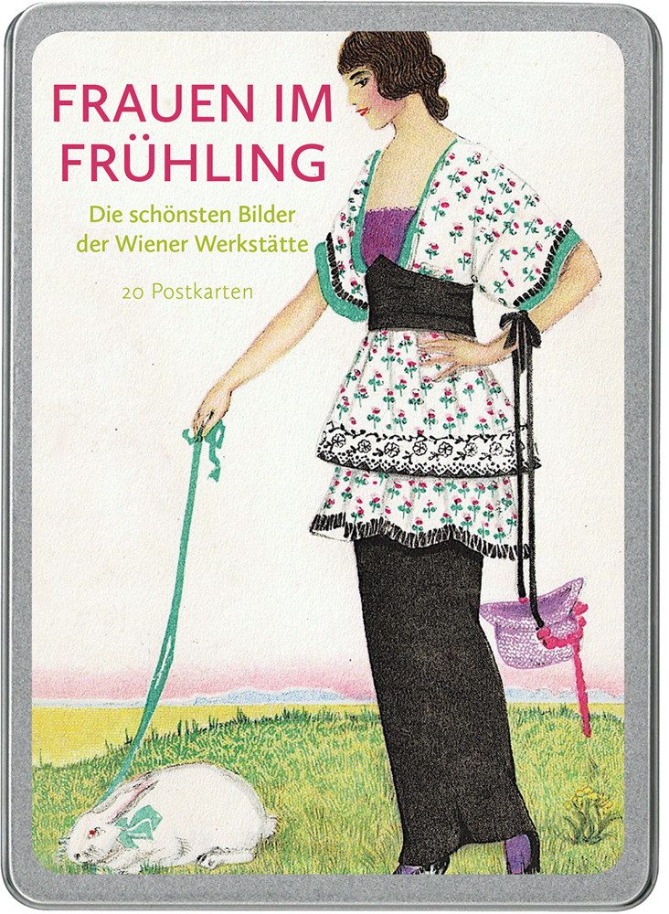 Papermoon Postkarte Frauen im Frühling: Die schönsten Bilder der Wiener Werkstätte