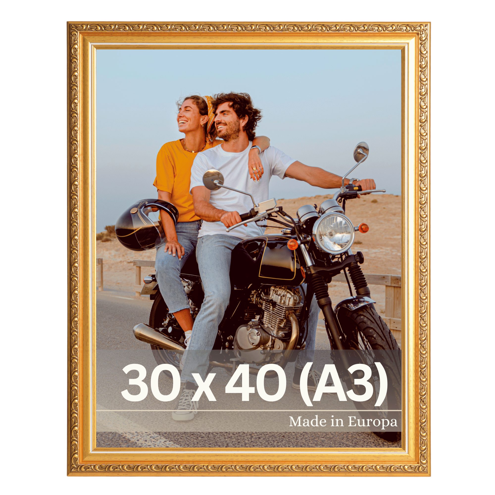 Victor (Zenith) Bilderrahmen Chagall, Antiker Bilderrahmen Gold 30x40 cm A3 günstig online kaufen