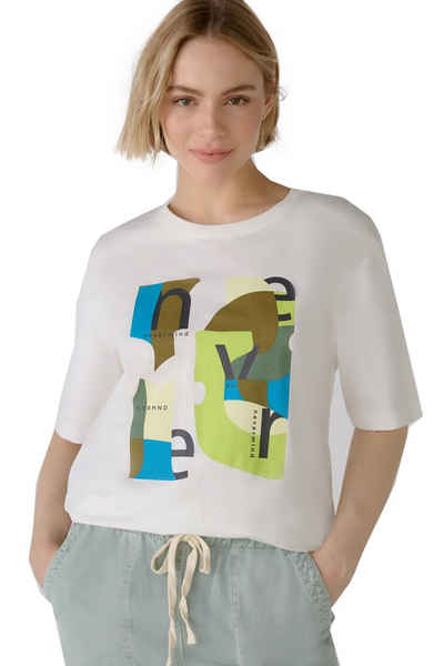 Oui T-Shirt Oui Damen T-Shirt Print (1-tlg)