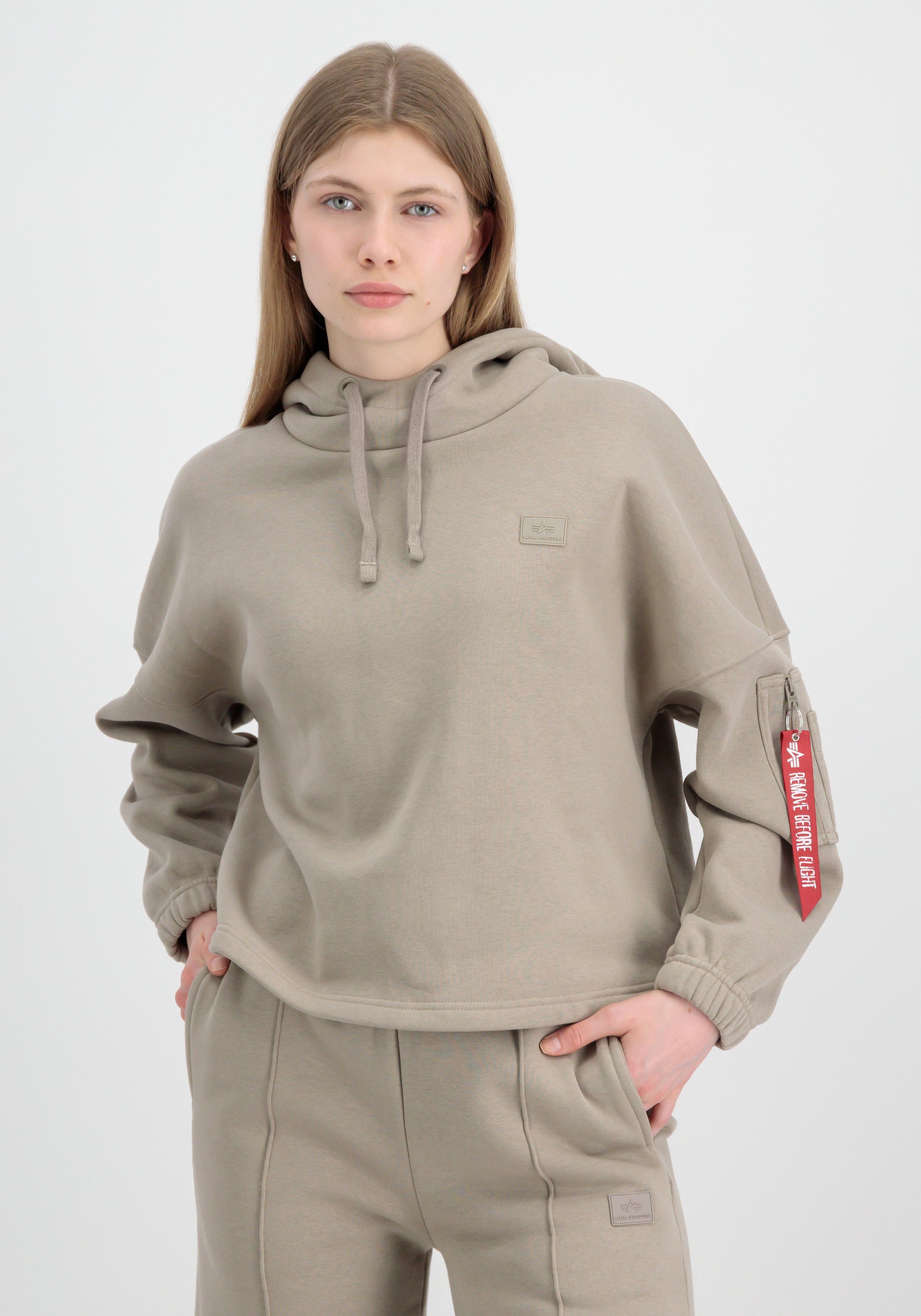 Alpha Industries Hoodie ALPHA INDUSTRIES Women - Hoodies X-Fit Label OS Hoody Wmn