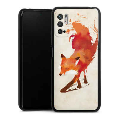 DeinDesign Handyhülle Fuchs Graphic Vulpes Vulpes, Xiaomi Redmi Note 10 5G Silikon Hülle Bumper Case Handy Schutzhülle