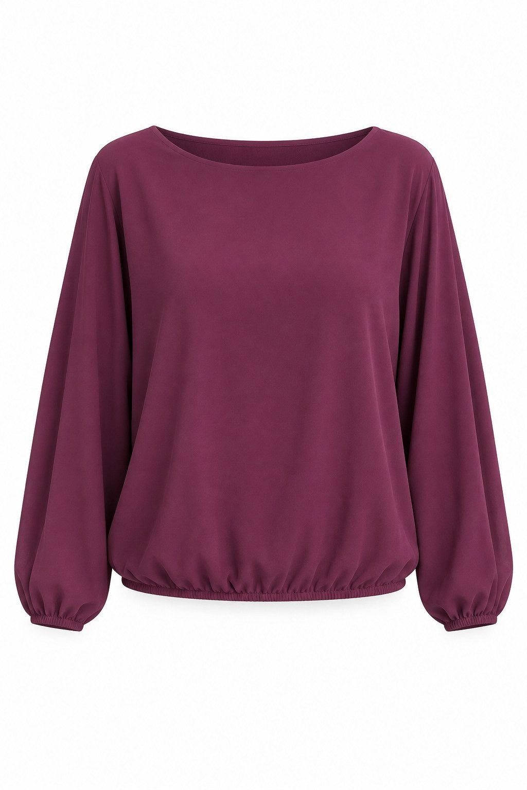 ITALY VIBES Langarmbluse - Elegante Schlupfbluse in verschiedenen Farben für Damen ONE SIZE - passend für Größen S bis L