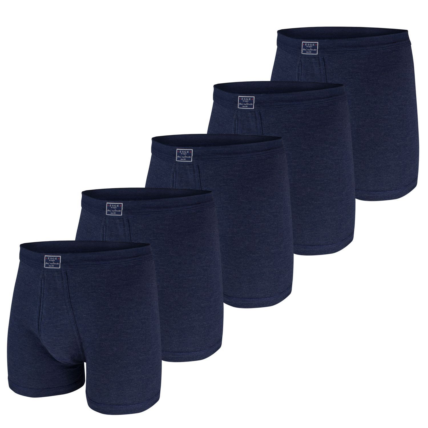 ESGE - Die Wäsche-Macher Boxershorts Feinripp (5-St) mit Eingriff, längeres günstig online kaufen